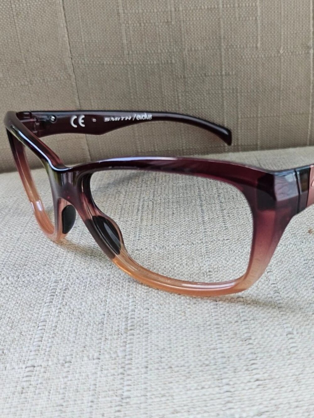 Smith Eyeglasses Frame SPREE/Scarlet FADE 8SF Eyewear Smith/eLove Wrap Glasses